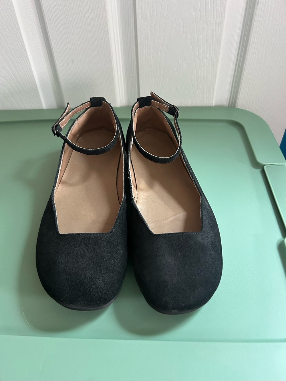Lizabeth Joe Herrera: barefoot shoes: size 42: Ballet Flats Ankle Strap